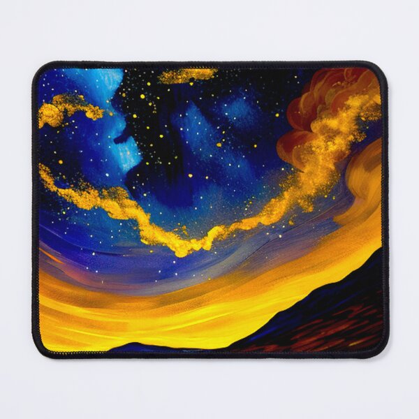 Item preview, Nebula's Embrace: The Cosmic Winds Over Wild Terrain designed and sold by Highlandkings.