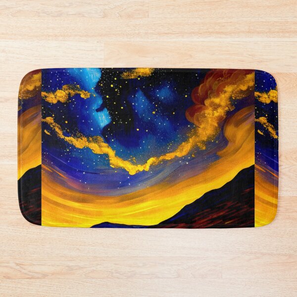 Item preview, Nebula's Embrace: The Cosmic Winds Over Wild Terrain designed and sold by Highlandkings.