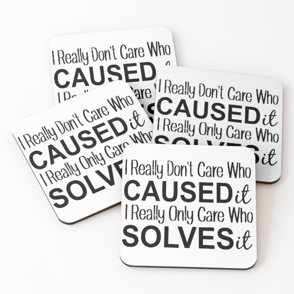 Item preview, Who Caused Who Solves designed and sold by That-Guys-Merch.