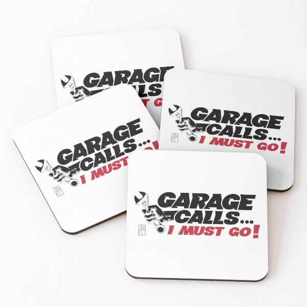 Item preview, GARAGE CALLS... I must go! - CAR FAN - GARAGE FAN -2 designed and sold by ArtProjectShop.