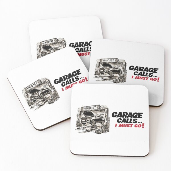 Item preview, GARAGE CALLS... I must go! - CAR FAN - GARAGE FAN -6 designed and sold by ArtProjectShop.