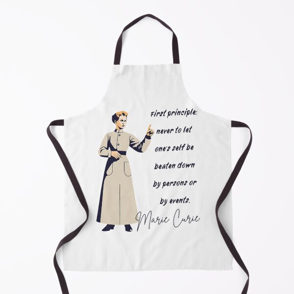 Item preview, Marie Curie Quote Principle No 1 Motivational Quote Independents Women Gift designed and sold by CyberArtistOne.
