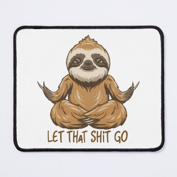 Item preview, Yoga Sloth designed and sold by Angry Swan Designs.