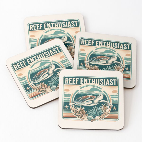 Item preview, Reef Enthusiast Design, Vintage Water Turtle Design designed and sold by FinFriends.