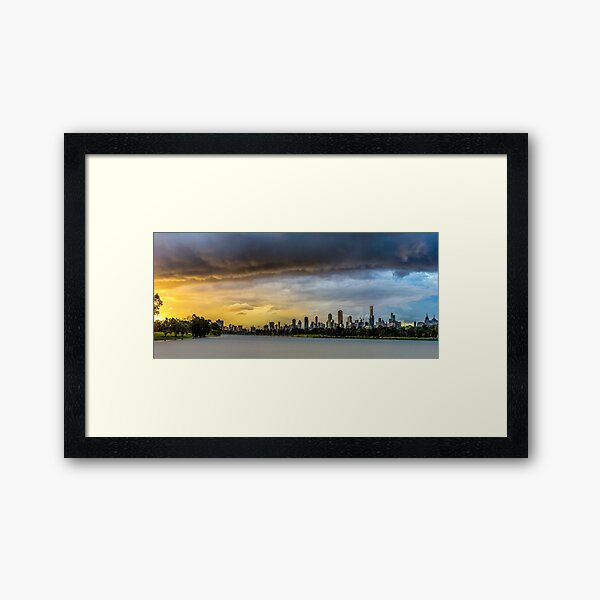 Item preview, Albert Park Lake & Melbourne Panorama designed and sold by Russell Charters.