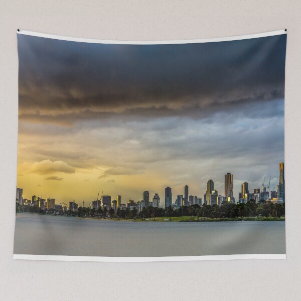 Item preview, Albert Park Lake & Melbourne Panorama designed and sold by Russell Charters.