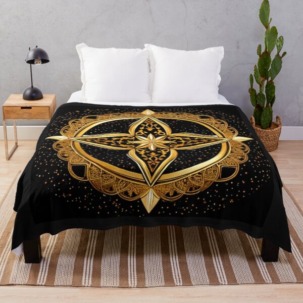 Item preview, Celestial Elegance: Golden Mandala of the Cosmos designed and sold by Highlandkings.