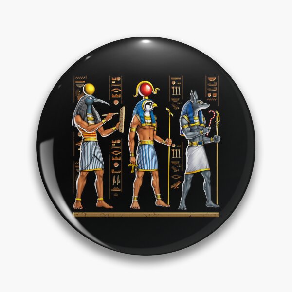 Item preview, Egyptian Gods Anubis Thoth and Horus designed and sold by underheaven.