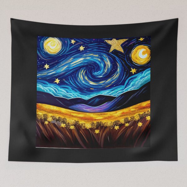 Item preview, Starry Night Resplendence: A Glittering Cosmic Dance designed and sold by Highlandkings.