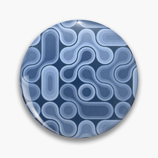 Item preview, Topographic Dot Design - Navy Blue designed and sold by TigaTiga.