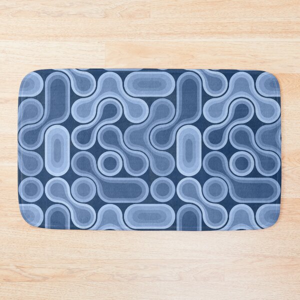 Item preview, Topographic Dot Design - Navy Blue designed and sold by TigaTiga.