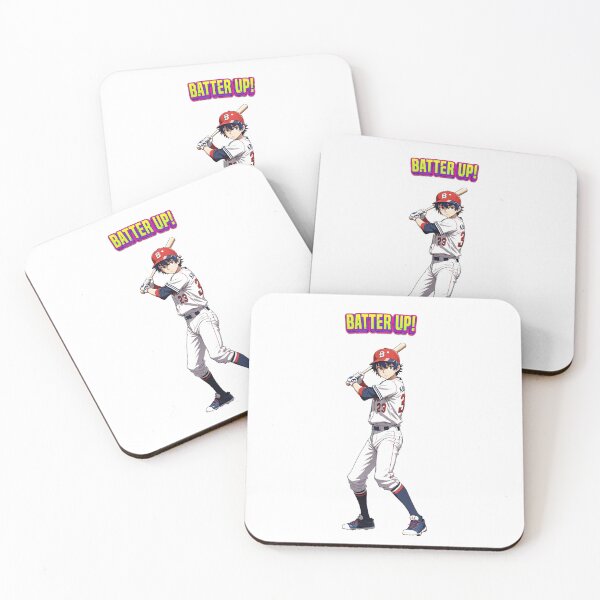 Item preview, anime boy baseball player ready to hit the ball batter up! designed and sold by PrintPlanetGo.