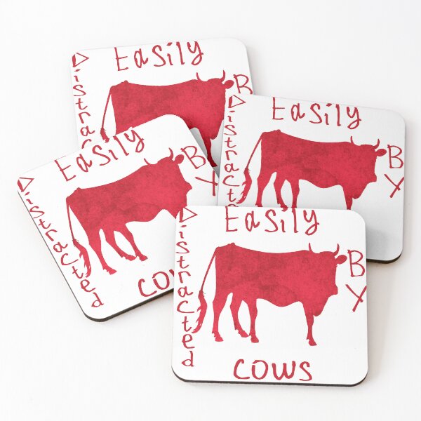 Item preview, Easily Distracted By Cows designed and sold by kinpirks.