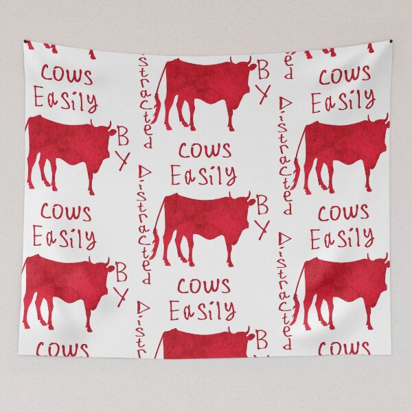 Item preview, Easily Distracted By Cows designed and sold by kinpirks.