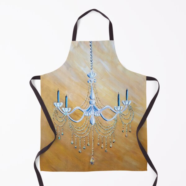 Item preview, Beautiful white chandelier with bling designed and sold by norascorner.