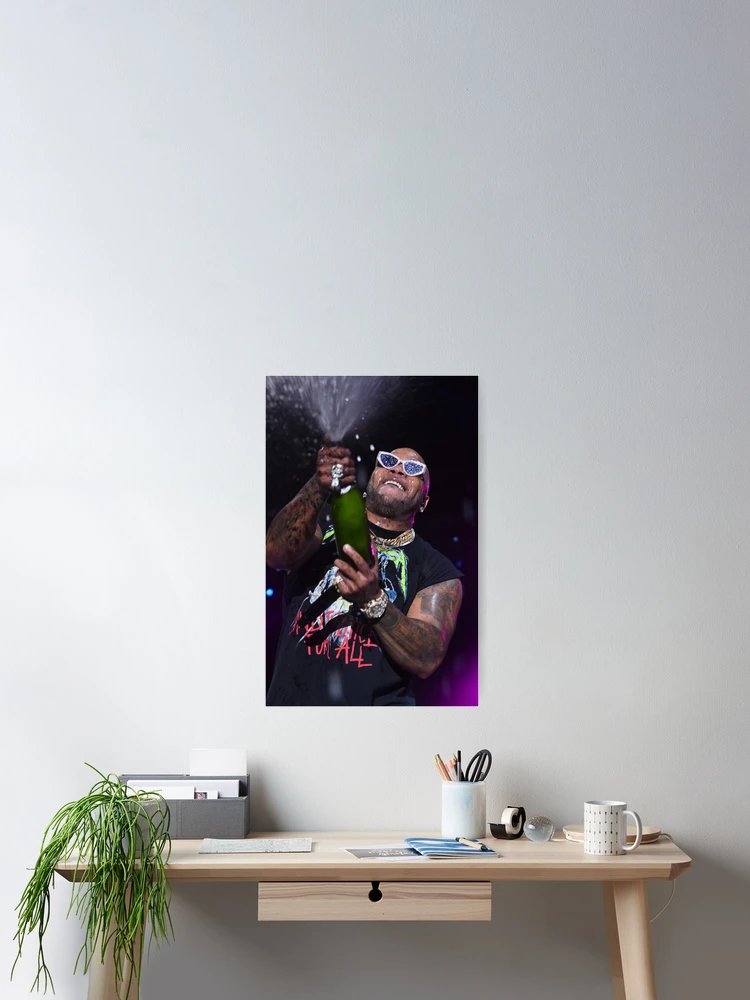 Thumbnail 2 of 3, Poster, Flo Rida - Photograph designed and sold by ConcertImages.