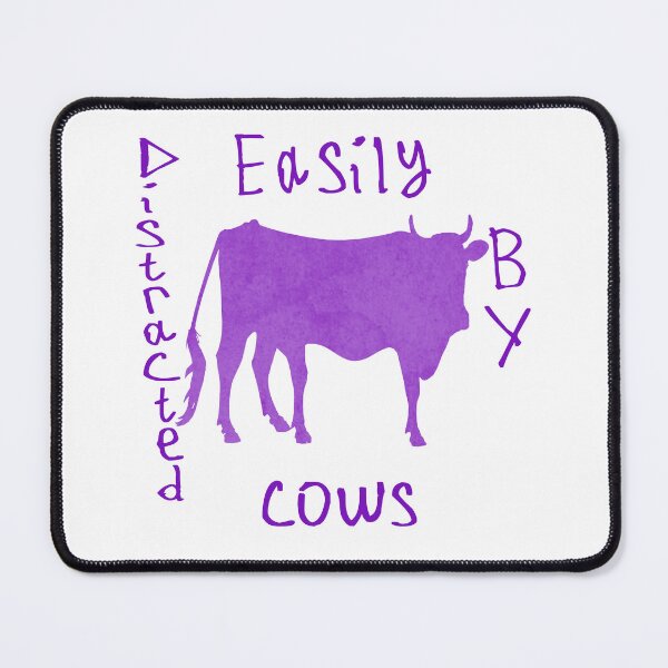 Item preview, Easily Distracted By Cows designed and sold by kinpirks.