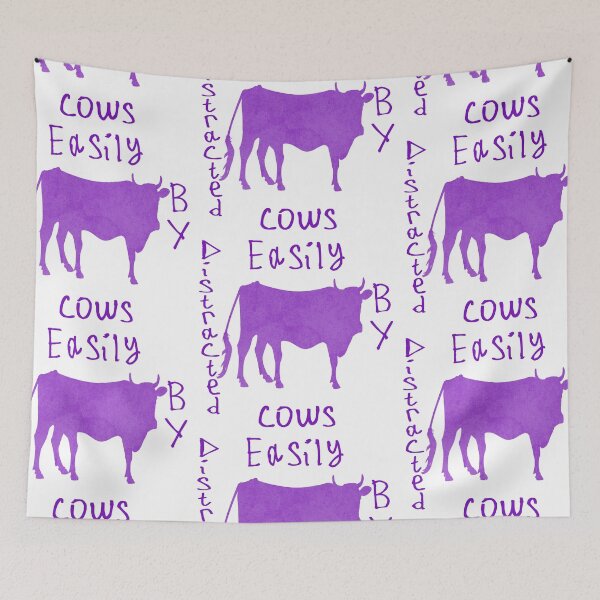 Item preview, Easily Distracted By Cows designed and sold by kinpirks.
