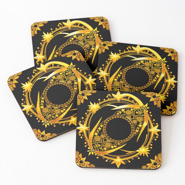 Item preview, Golden Astra: The Celestial Dance of Florals and Orbs designed and sold by Highlandkings.