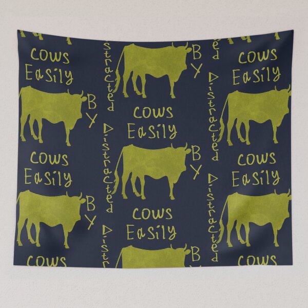 Item preview, Easily Distracted By Cows designed and sold by kinpirks.