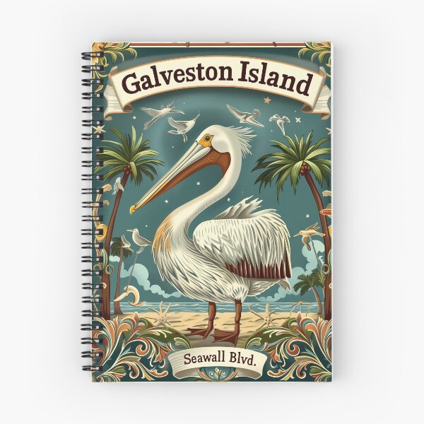 Item preview, Galveston Island Pelican Seawall Blvd  designed and sold by David Balzen.