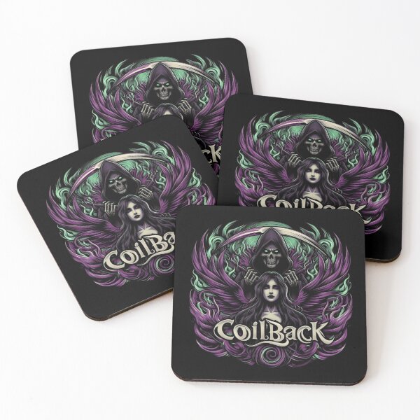 Item preview, Coilback - Demon on my Halo (Band Merch) designed and sold by GhostMachine13.
