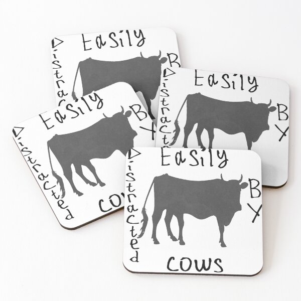 Item preview, Easily Distracted By Cows designed and sold by kinpirks.