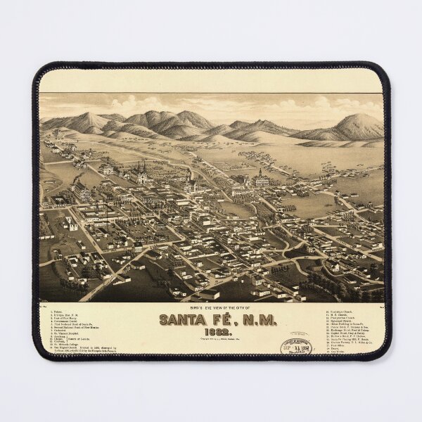 Item preview, Santa Fe, New Mexico (1882) designed and sold by allhistory.