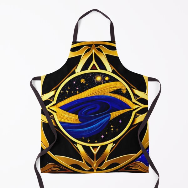 Item preview, Astral Vortex: The Celestial Eye in Golden Embrace designed and sold by Highlandkings.