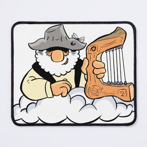 Item preview, OLD MOUNTAIN MAN IN HEAVEN designed and sold by NEEDFUL STRINGS LLC.