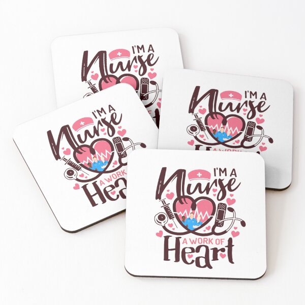 Item preview, I'M a Nurse a Work Of Heart  designed and sold by MABROTH.