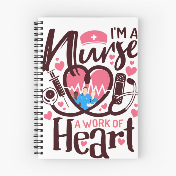Item preview, I'M a Nurse a Work Of Heart  designed and sold by MABROTH.