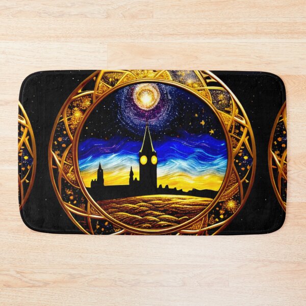 Item preview, Galactic Timekeeper: The Cosmic Spiral above the Clocktower designed and sold by Highlandkings.