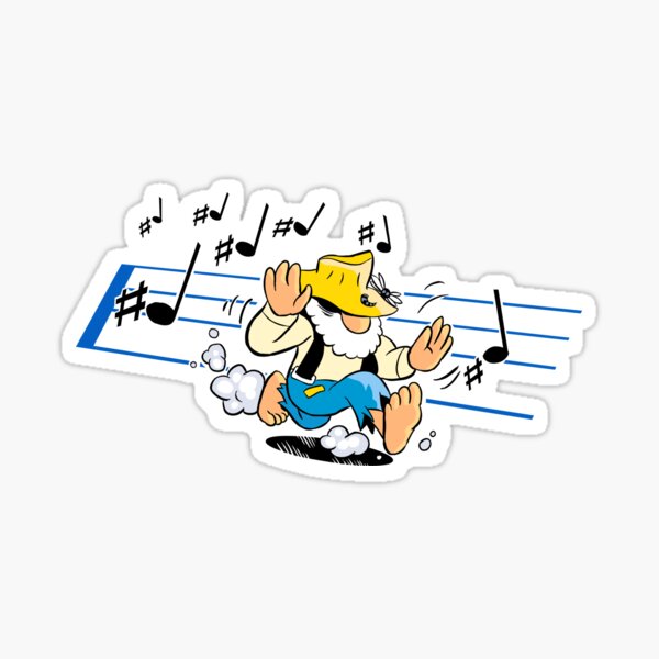 OLD MOUNTAIN MAN RUNNING THE SPEED OF SOUND Sticker