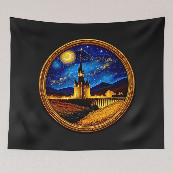 Item preview, Nocturnal Sonata: The Moonlit Castle Under the Starry Vault designed and sold by Highlandkings.