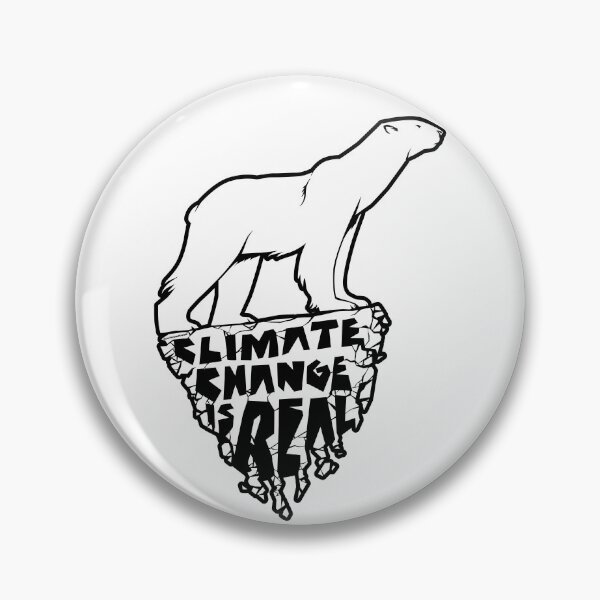 Item preview, Climate change is real - Polar bear contour designed and sold by kataszep.