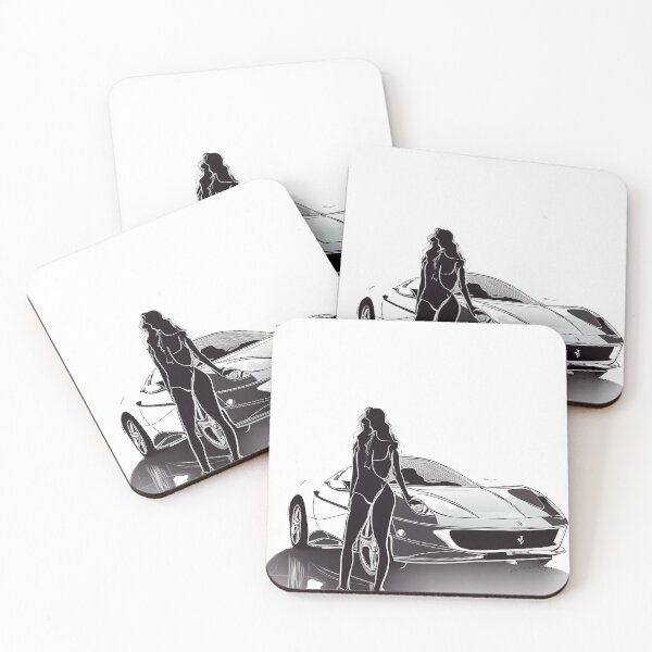 Item preview, Ferrari & Woman Art designed and sold by 3DLD.