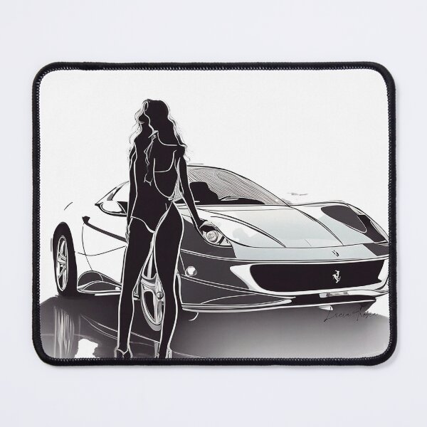 Item preview, Ferrari & Woman Art designed and sold by 3DLD.