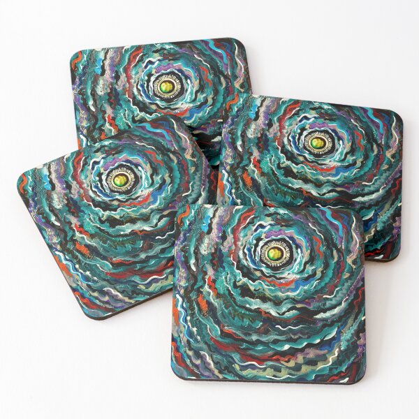 Item preview, Metallic Orifice Tunnel Vortex Abstract Art designed and sold by oz10.