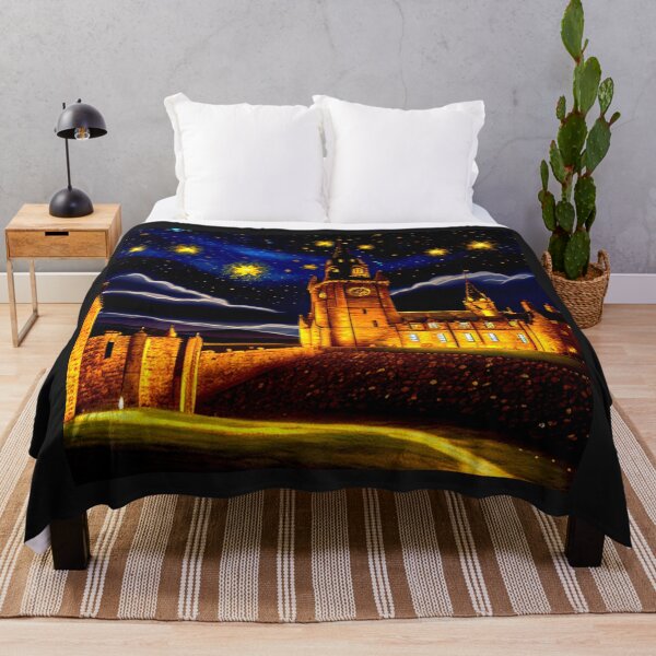 Item preview, Ethereal Keep: A Castle's Twilight under the Snowflake Stars designed and sold by Highlandkings.