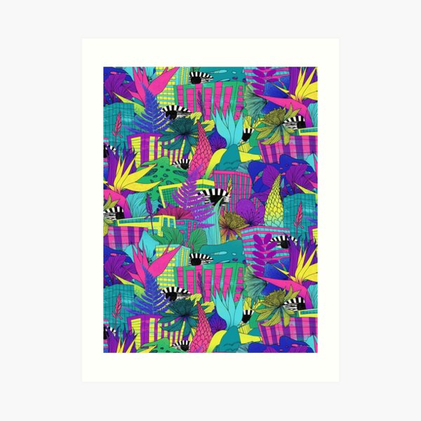 the city is a jungle Art Print