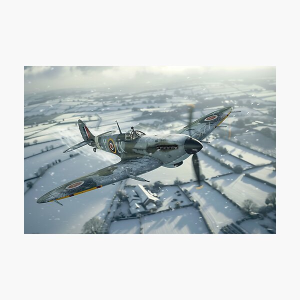 Item preview, Winter Spitfire designed and sold by JJAArt.
