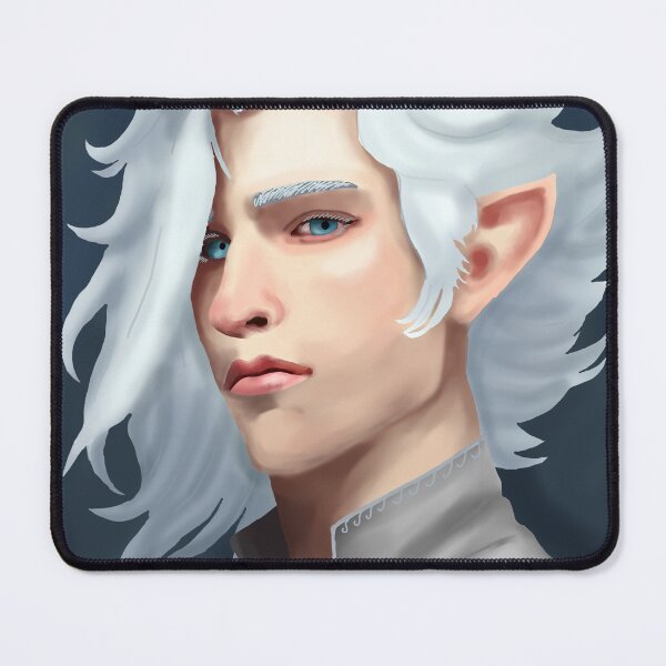 Item preview, Portrait of a Male Light Elf designed and sold by digitalfae.