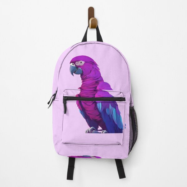 Item preview, Beautiful parrot and palms at evening, sky fall of stars, exotic vibes designed and sold by Sugar Wisdom .