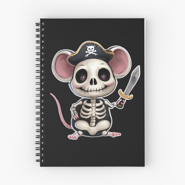 Item preview, Pirate Skeleton Mouse Cartoon Painting 3D Art designed and sold by Charlygood.