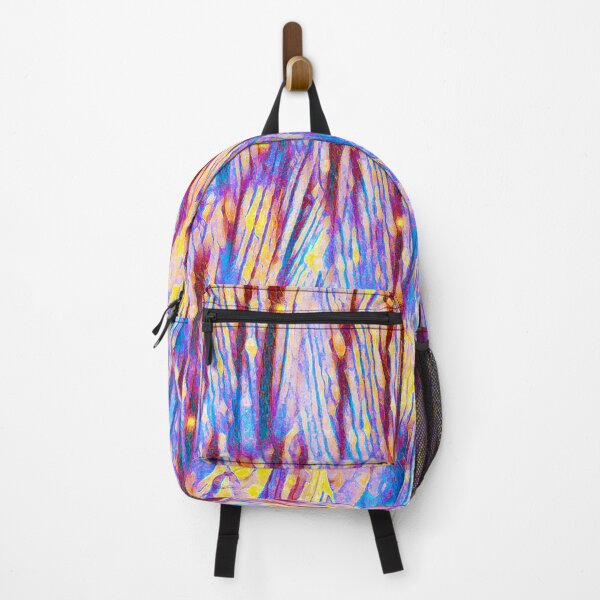 Item preview, Blueberry Lemon Fizz : Blue, Yellow, Red Abstract Pattern designed and sold by Brightside-art.