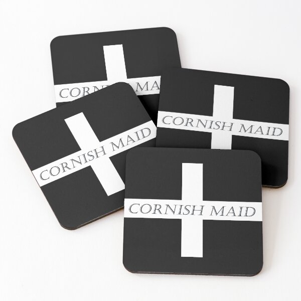 Item preview, Cornish Maid on a St Piran Flag designed and sold by Terri Waters Photography & Design.