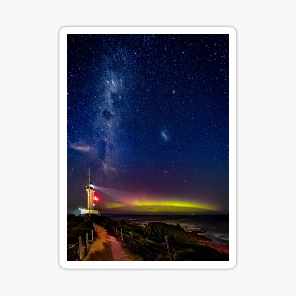 Item preview, Pt Lonsdale Milky Way & Aurora Australis designed and sold by Russell Charters.