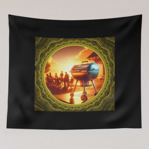 Item preview, Barbecue At Sunset  designed and sold by Dominic-Design.