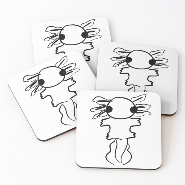 Item preview, Doodle Axolotl designed and sold by PixyleTimeSells.